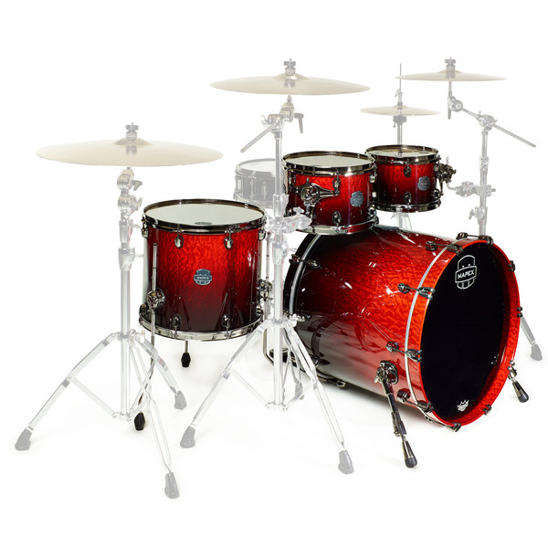 Mapex Saturn V MH Exotic Series Sub Wave, Cherry Mist Maple Burl