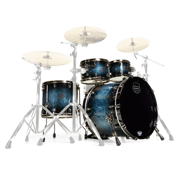 Mapex Saturn V MH Exotic Series Sound Wave, Deep Water Maple Burl