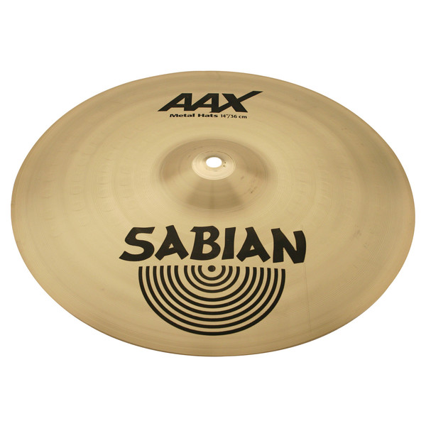  Sabian AAX 14'' Metal Hi-Hat Cymbals, Brilliant Finish - Main Image