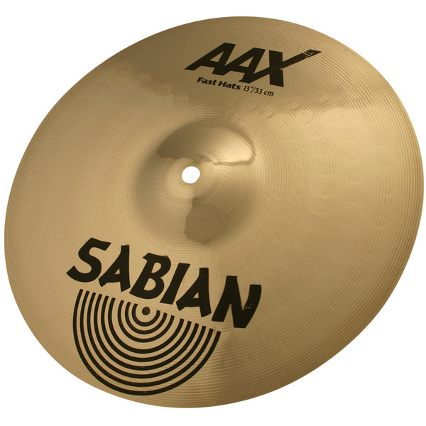  Sabian AAX 13'' Fast Hi-Hat Cymbals, Brilliant Finish - Main Image