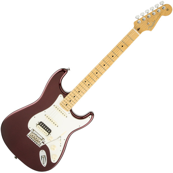 Fender American Standard Strat HSS Shawbucker, MN, Bordeaux Metallic