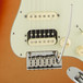 Fender American Deluxe Strat HSS Shawbucker Guitar, Sunset Metallic