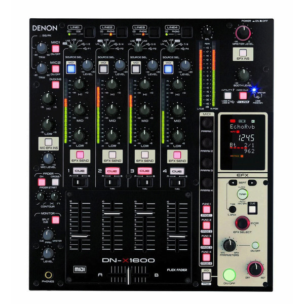 Denon DJ DNX1600 Mezclador Digital de 4 Canales | Gear4music