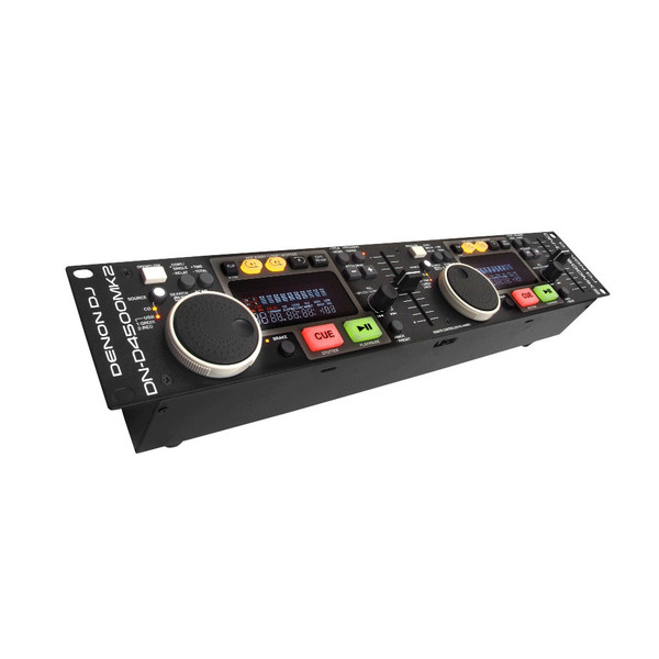 Denon DJ DND4500MK2 Rackmount Twin CD Player with USB Playback at