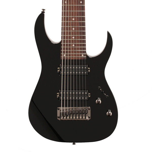 Ibanez RG9 Black【海外限定生産モデル】 DISC Ibanez RG9 9-String Electric Guitar, Black at Gear4music