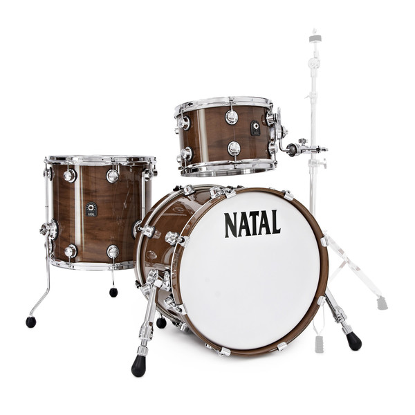 Natal Ash Traditional Jazz 3 Piece Shell Pack, Walnut