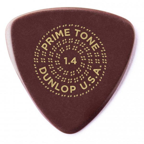 Dunlop Primetone Small Tri Sculpted Guitar Plectra 1.4 Gauge, 3 Pack