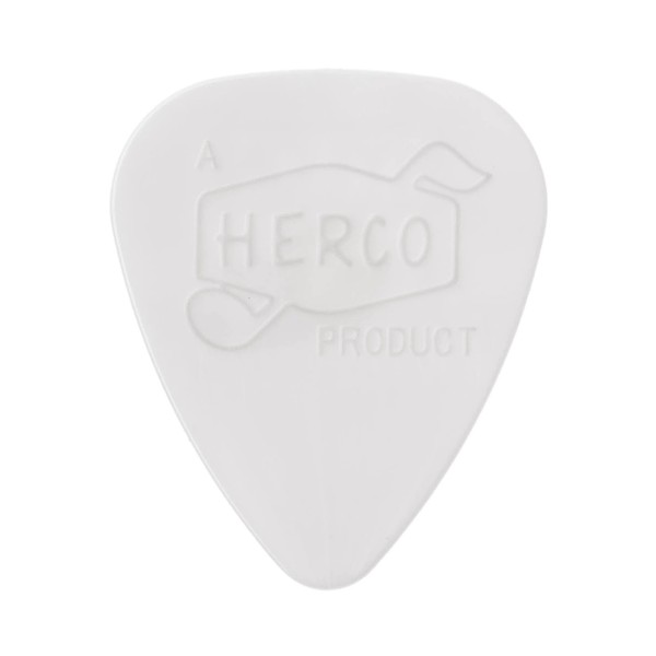 Dunlop Herco Vintage '66 Extra Light White Pick, Pack of 6