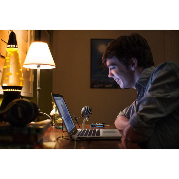 Shure MOTIV MV5 USB Microphone, Black - Studio Lifestyle Preview