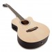 Single Cutaway Electro Acoustic Guitar Natural, 15W Acoustic Amp & Accessory Pack