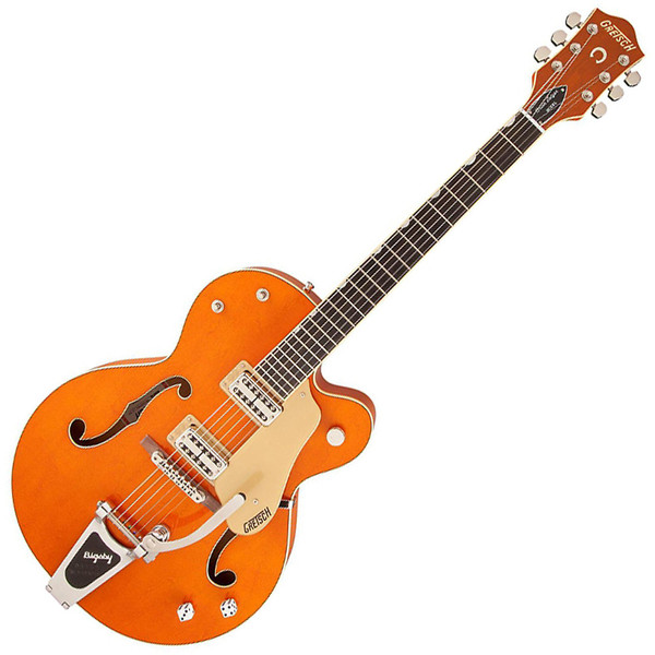 Gretsch G6120SSL Brian Setzer Nashville, 5-Ply Maple, Orange Lacquer
