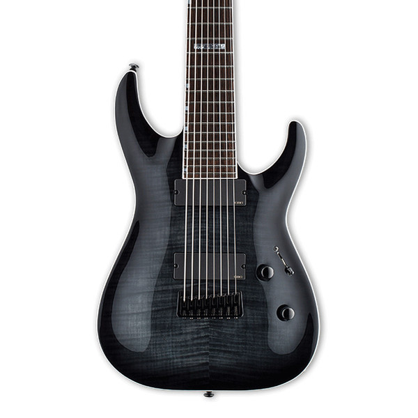 DISC ESP LTD H-408B FM 8 String Electric Guitar, See Thru Black at ...