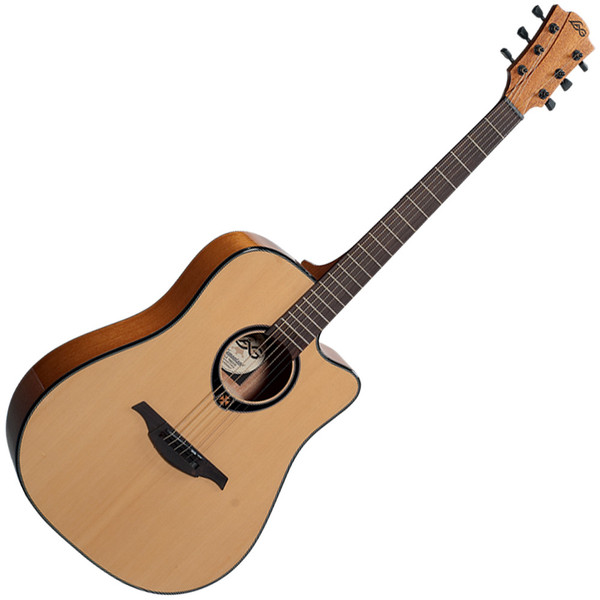 LAG Tramontane T66DC Dreadnought Cutaway Acoustic Guitar