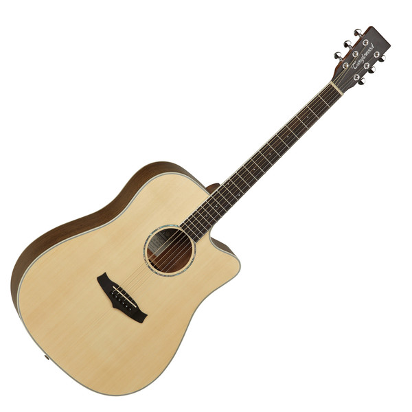 Tanglewood Premier TPE DCE Zebrano Electro Acoustic, Natural Satin