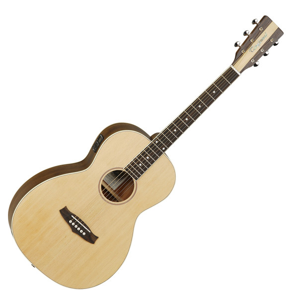Tanglewood TNP E Parlour Electro Acoustic Guitar, Natural