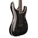 ESP LTD MH-1001 Electric Guitar, See Thru Black 
