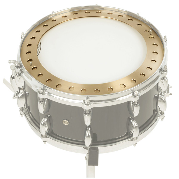 Sabian Jojo Mayer Hoop Crasher, On Gretsch Snare Head