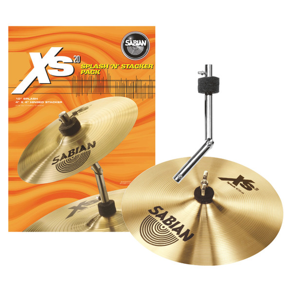 Sabian XS20 Splash 'n' Stacker Pack, Brilliant Finish