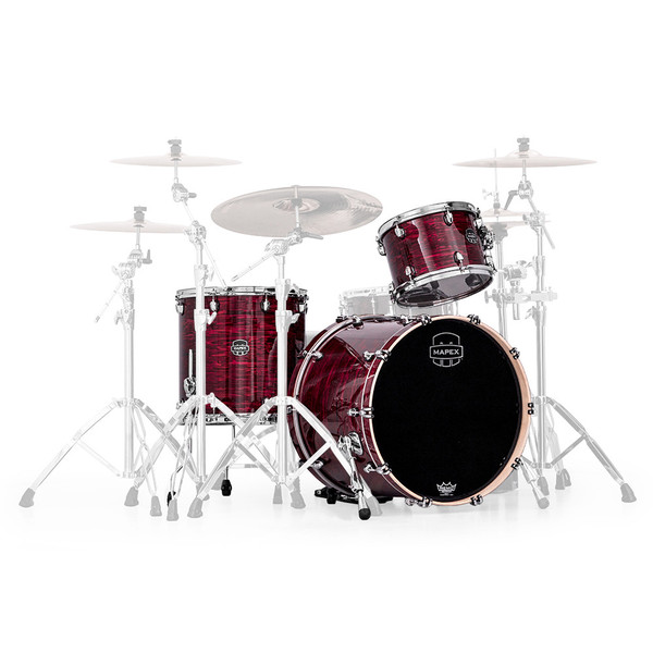 Mapex Saturn V 22'' Classic Rock Shell Pack, Red Strata Pearl