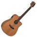 ESP LTD D-320E Tombstone Electro Acoustic Guitar, Natural Satin