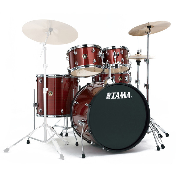 Tama Rhythm Mate 22'' Fusion Drum Kit, Red Stream