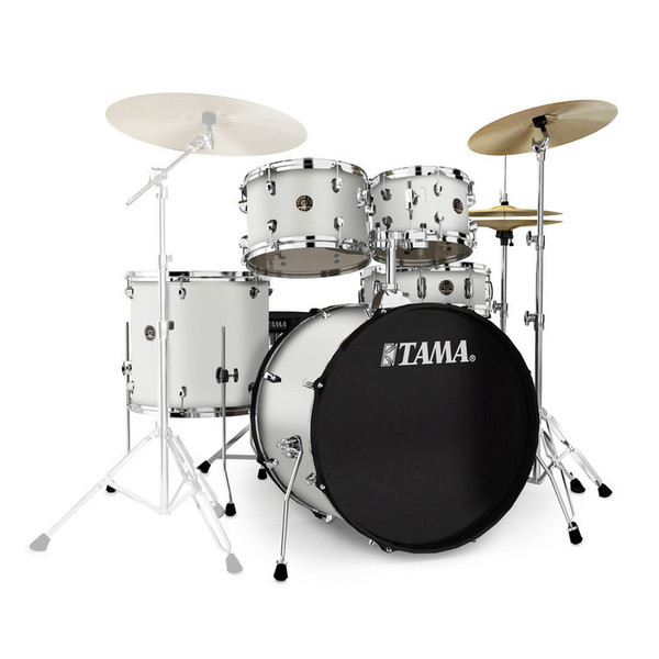 Tama Rhythm Mate 22'' Fusion Complete Drum Kit, White