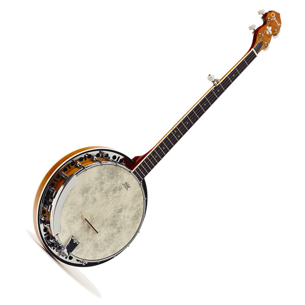 Ozark 2306G 5-String Banjo, Cherry Sunburst