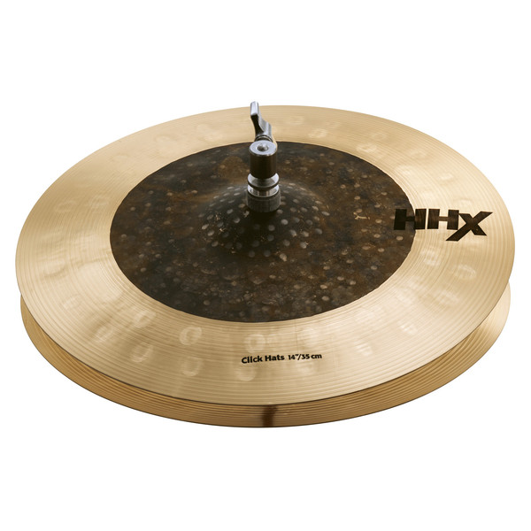 Sabian HHX 14" Click Hi-Hat Cymbals, Natural Finish