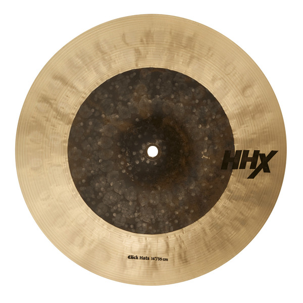 Sabian HHX 14" Click Hi-Hat Cymbals, Natural Finish