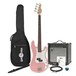 LA Bass Guitar + 25W Amp Pack, Pink