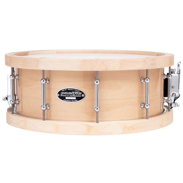 PDP 14'' x 5.5'' SX Maple Snare Drum with Wood Hoops, Natural