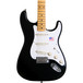 Fender Eric Johnson Stratocaster Electric Guitar, MN Black