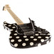 Fender Buddy Guy Polka Dot Stratocaster Guitar, Black/White Dots