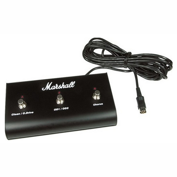 Marshall Triple Footswitch with Status LED's - (PED803)