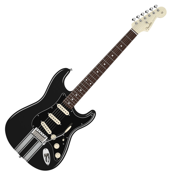 Fender Kenny Wayne Shepherd Stratocaster, Black with Racing Stripes