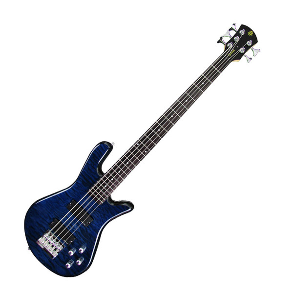 Spector Legend 5 Standard 5 String Bass Guitar, Blue Stain