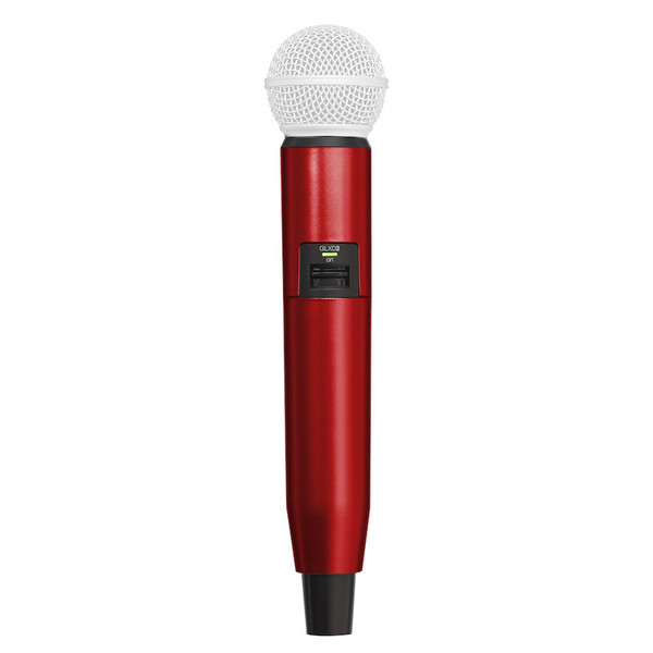 Shure GLX-D SM58/BETA58A Handle Components, Red