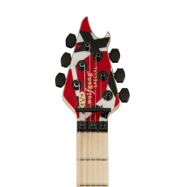 DISC EVH Wolfgang Special Electric Guitar, MN Red/White/Black at