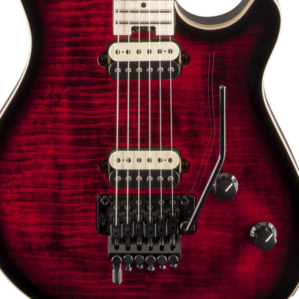 EVH Wolfgang Special Flamed Maple Guitar, MN Burnt Cherry Sunburst