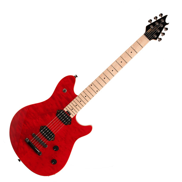 EVH Wolfgang WG-T Standard Electric Guitar, Transparent Red