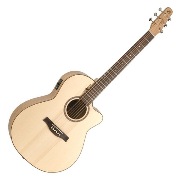 DISC Seagull Natural Elements CW Folk Electro Acoustic Guitar, Amber at  Gear4music