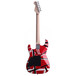 EVH Stripe Series Electric Guitar, Red with Black Stripes