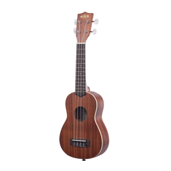 Kala KA-S Mahogany Soprano Ukulele, Left