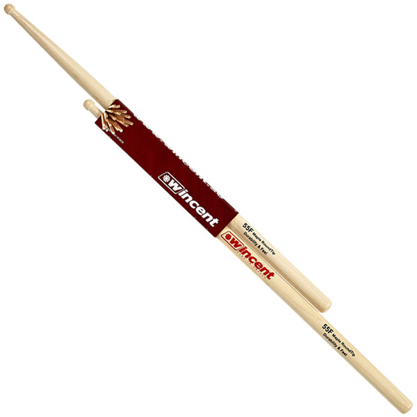 Wincent Maple Fusion 5A/5B Round Tip Drumsticks