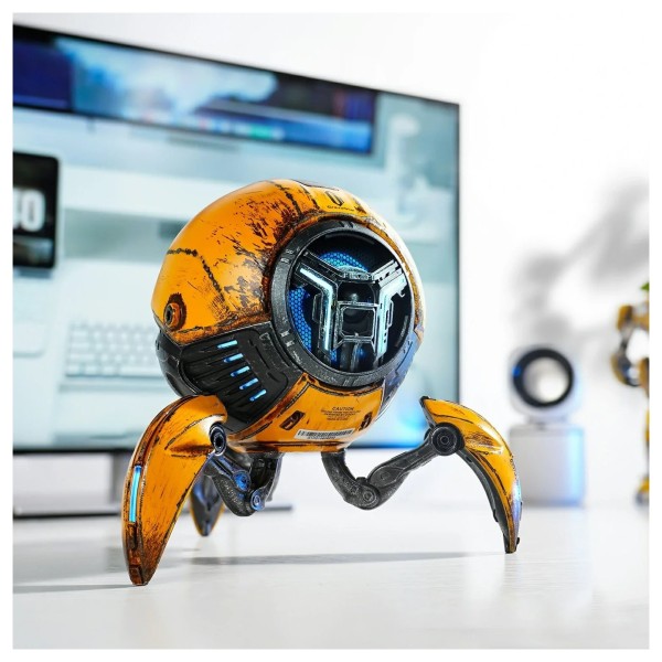Gravastar Mars Pro V2 Bluetooth Speaker, War Damaged Yellow - Lifestyle
