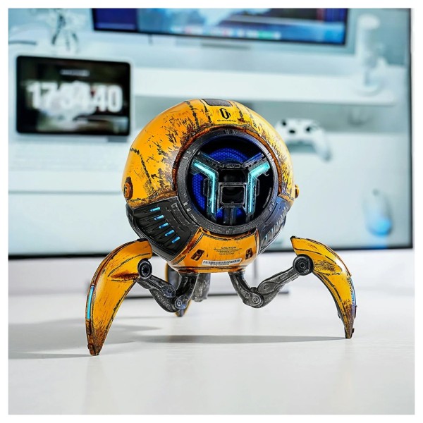 Gravastar Mars Pro V2 Bluetooth Speaker, War Damaged Yellow - Lifestyle 3