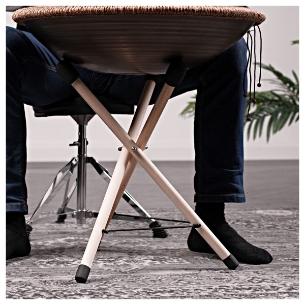 Gear4music Life Wooden Stand for Handpan & Tongue Drums, Small