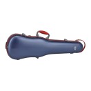 Gewa Fun Polycarbonate Shaped Violin Case, Blue and Red