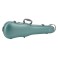 Gewa Fun Polycarbonate Shaped Violin Case, Green and Grey