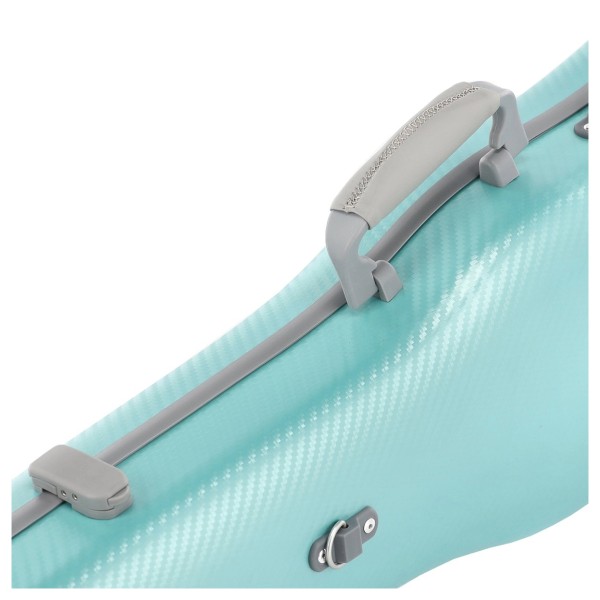 Gewa Fun Polycarbonate Shaped Violin Case, Green and Grey